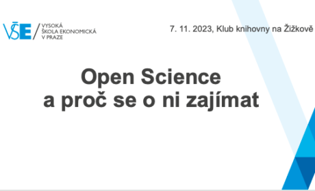 Prezentace ze semináře „Open Science a proč se o ni zajímat“